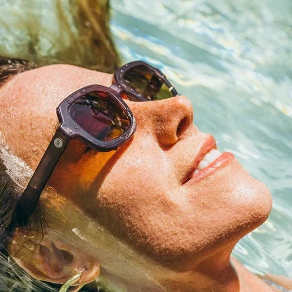 NIB Sunski - Lago Polarized Sunglasses - Fog Terra Fade - Picture 6 of 8